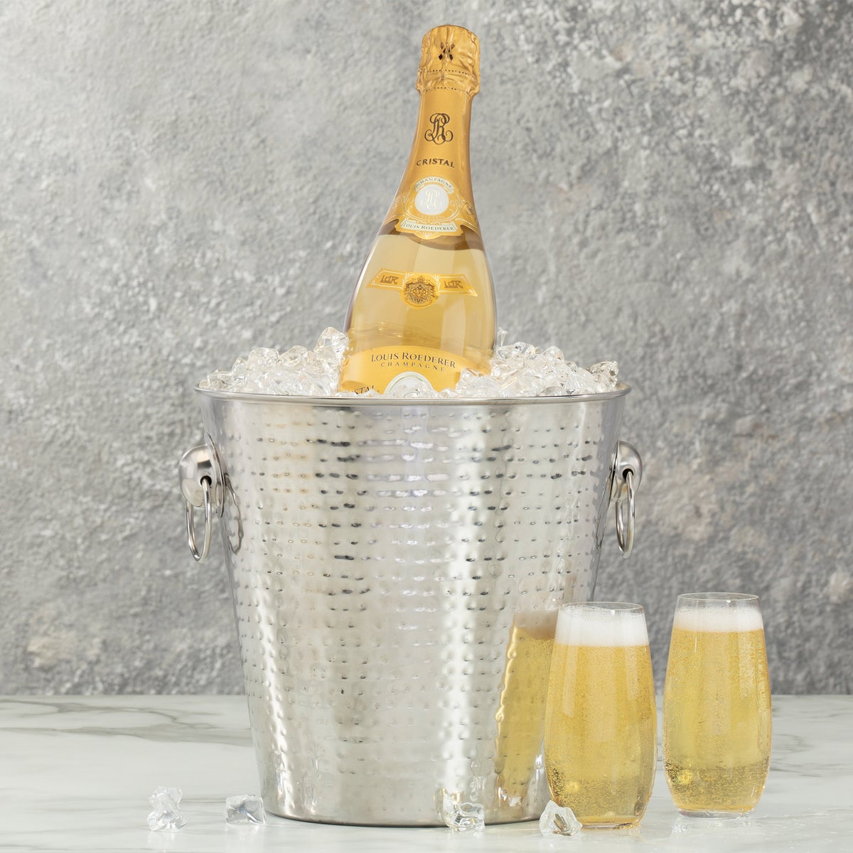 96 Points 2013 Louis Roederer Brut “Cristal” Champagne w/ 2 96 Points 2013 Louis Roederer Brut “Cristal” Champagne w/ 2