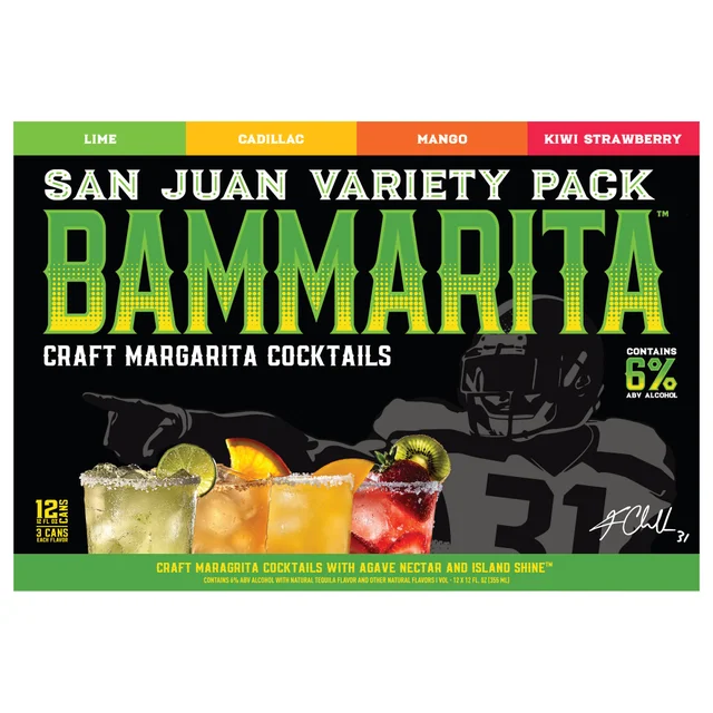 BAMMARITA MARGARITA COCKTAILS 12/12 OZ CANS
