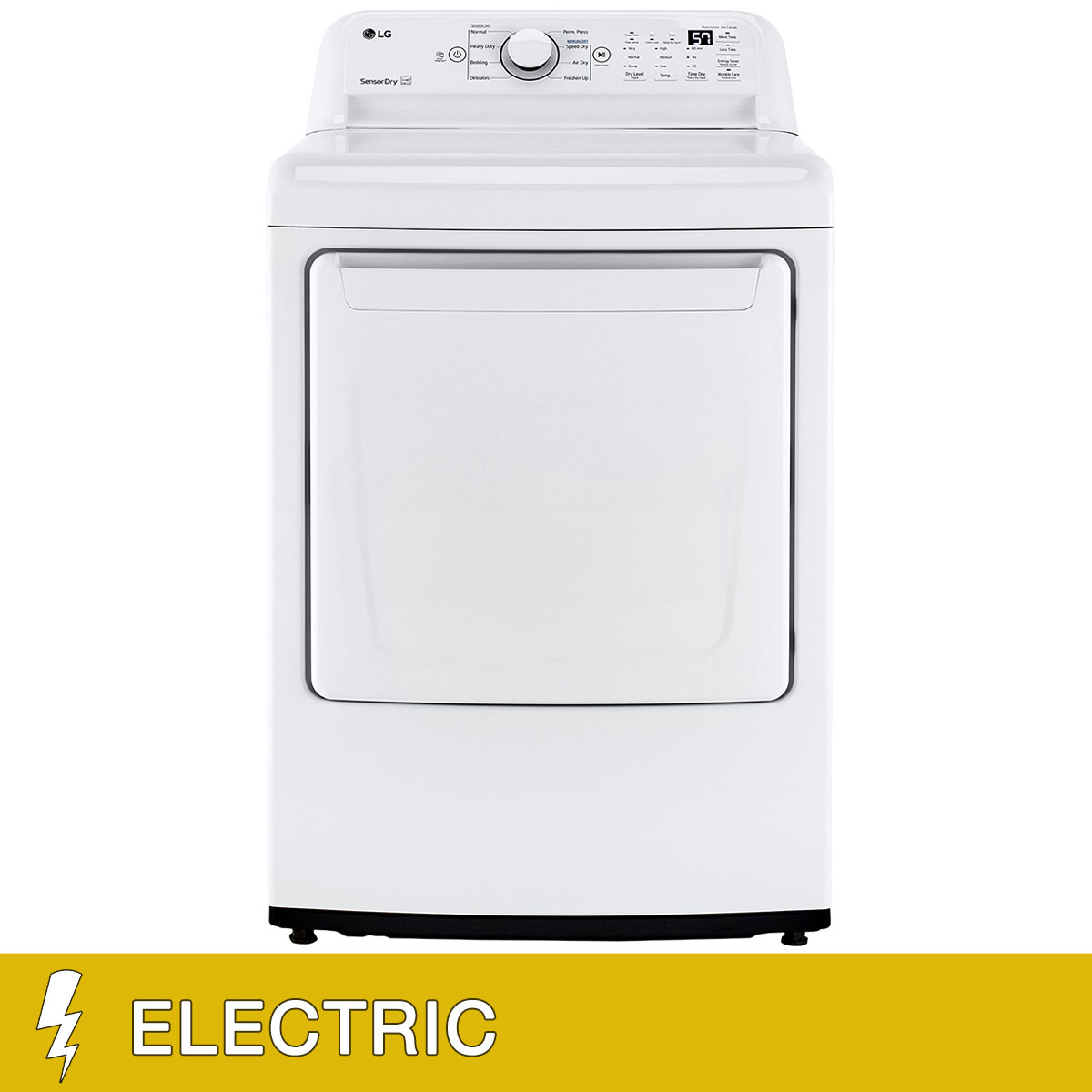 LG 7.3 cu. ft. Rear Control ELECTRIC Dryer with Sensor Dry