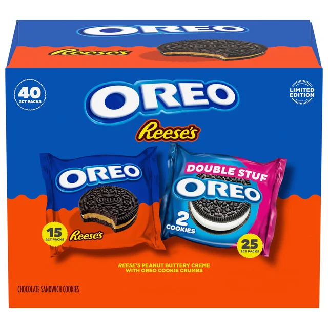 Oreo Reese's and Double Stuf Variety Pack, 40-count