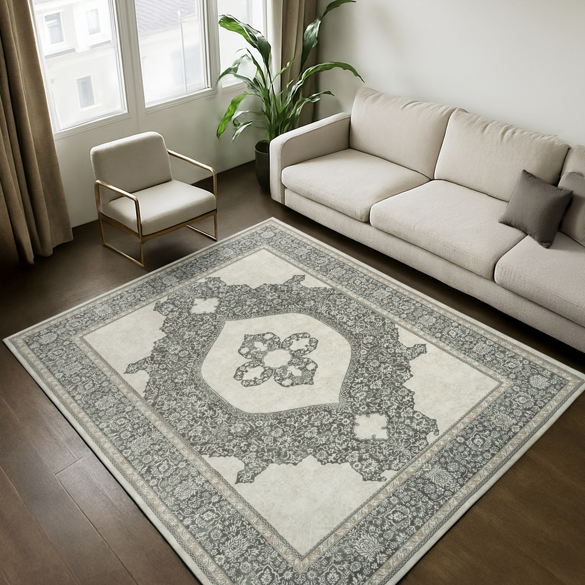 Thomasville Timeless Classic Area Rug Collection  Frida Ivory