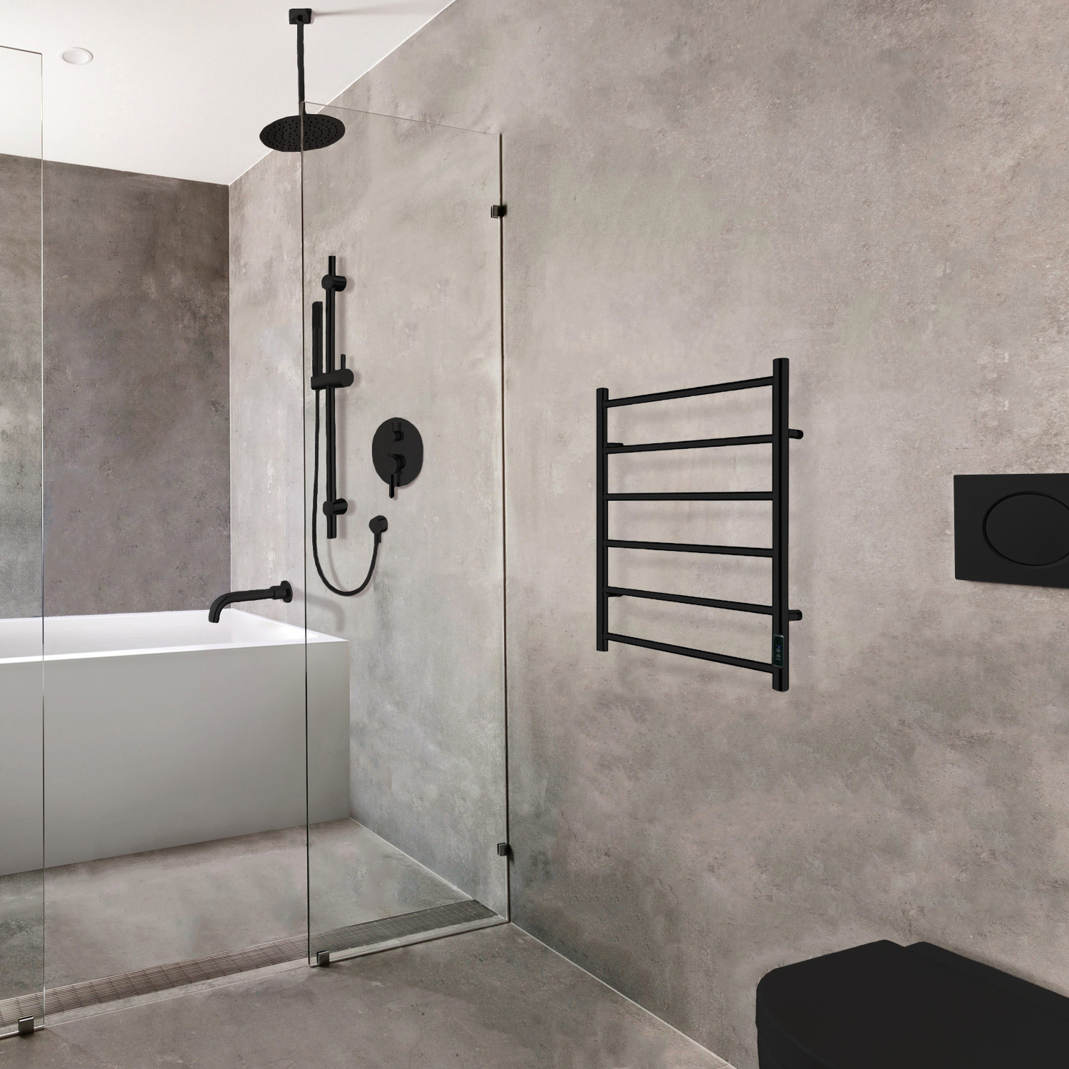 AGUA Canada Georgia 6 Bar Towel Warmer