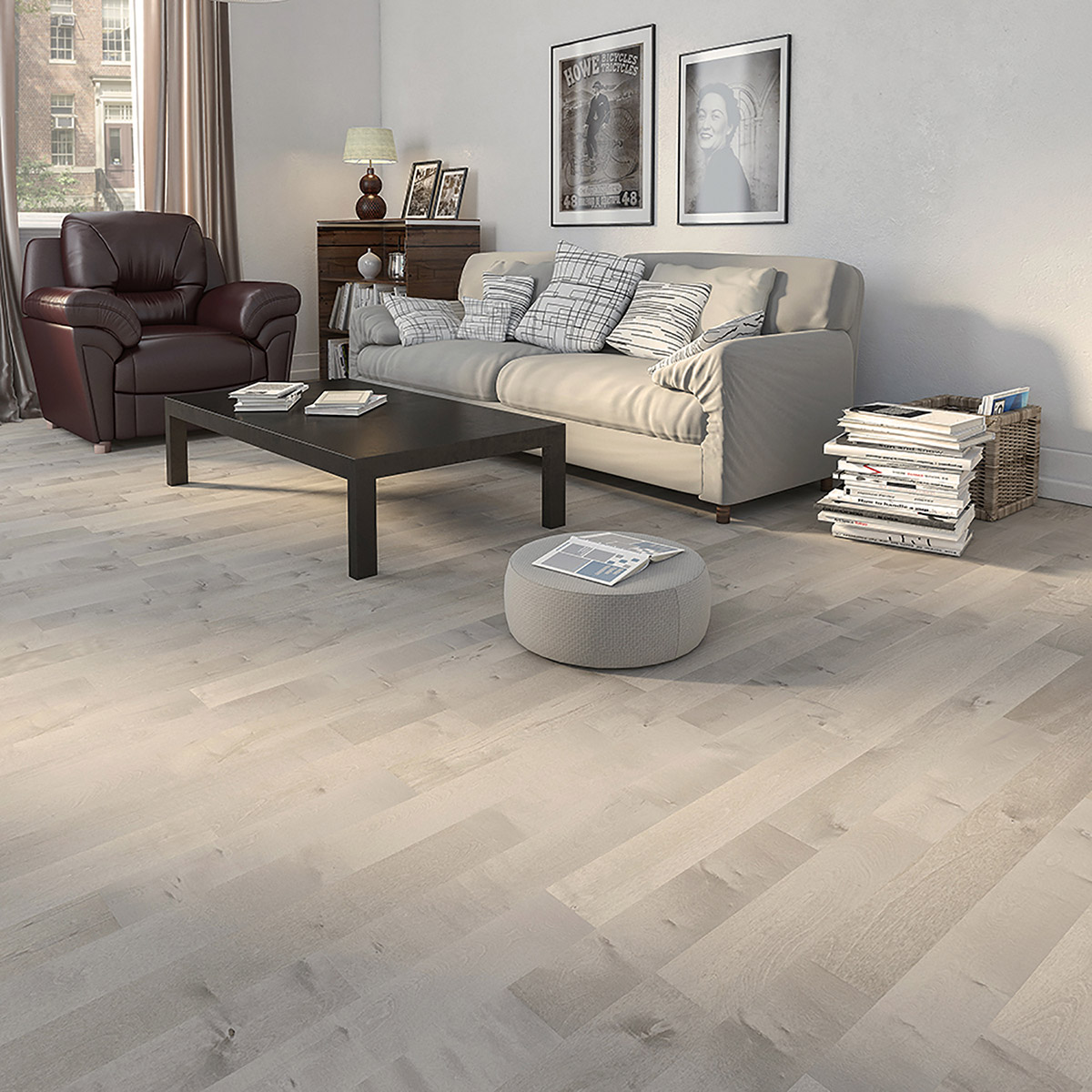 Mono Serra 8.25 cm (3.25 in.) Birch Hardwood Flooring