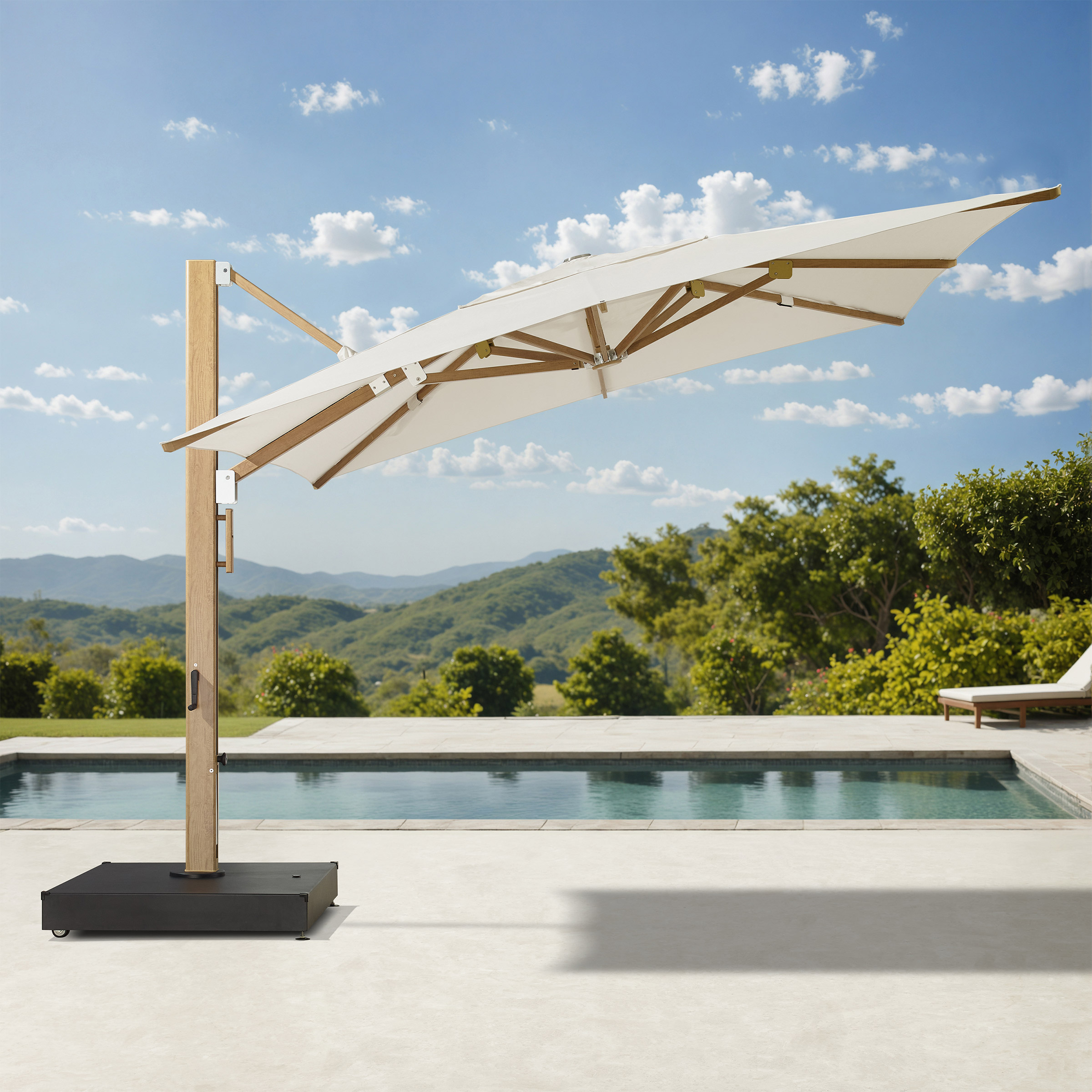 backyard creations 11 offset patio umbrella Replacement Canopy for 2014 11ft Offset Umbrella