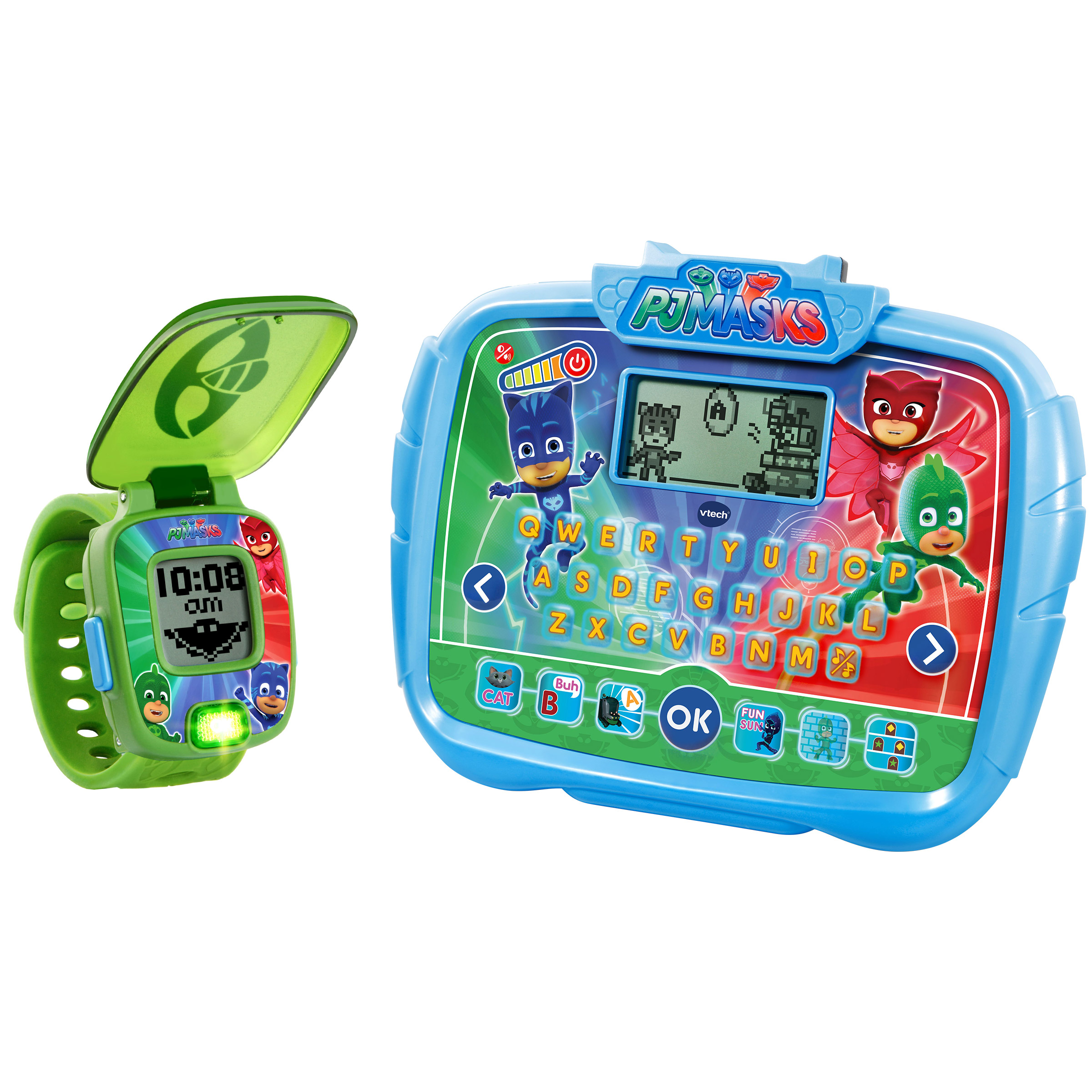 VTech PJ Masks Gekko Watch and Tablet Bundle, French Version