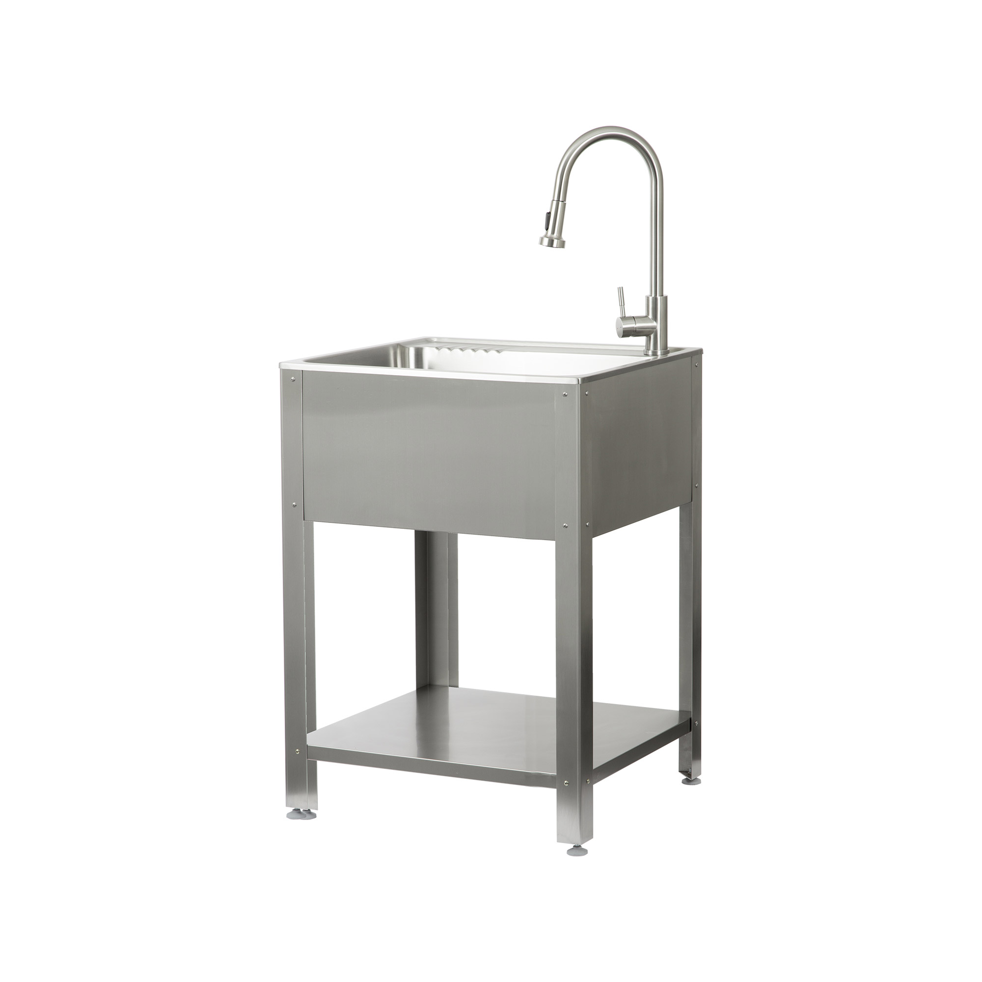 Transform 24.2 in. Freestanding Utility Sink With Faucet