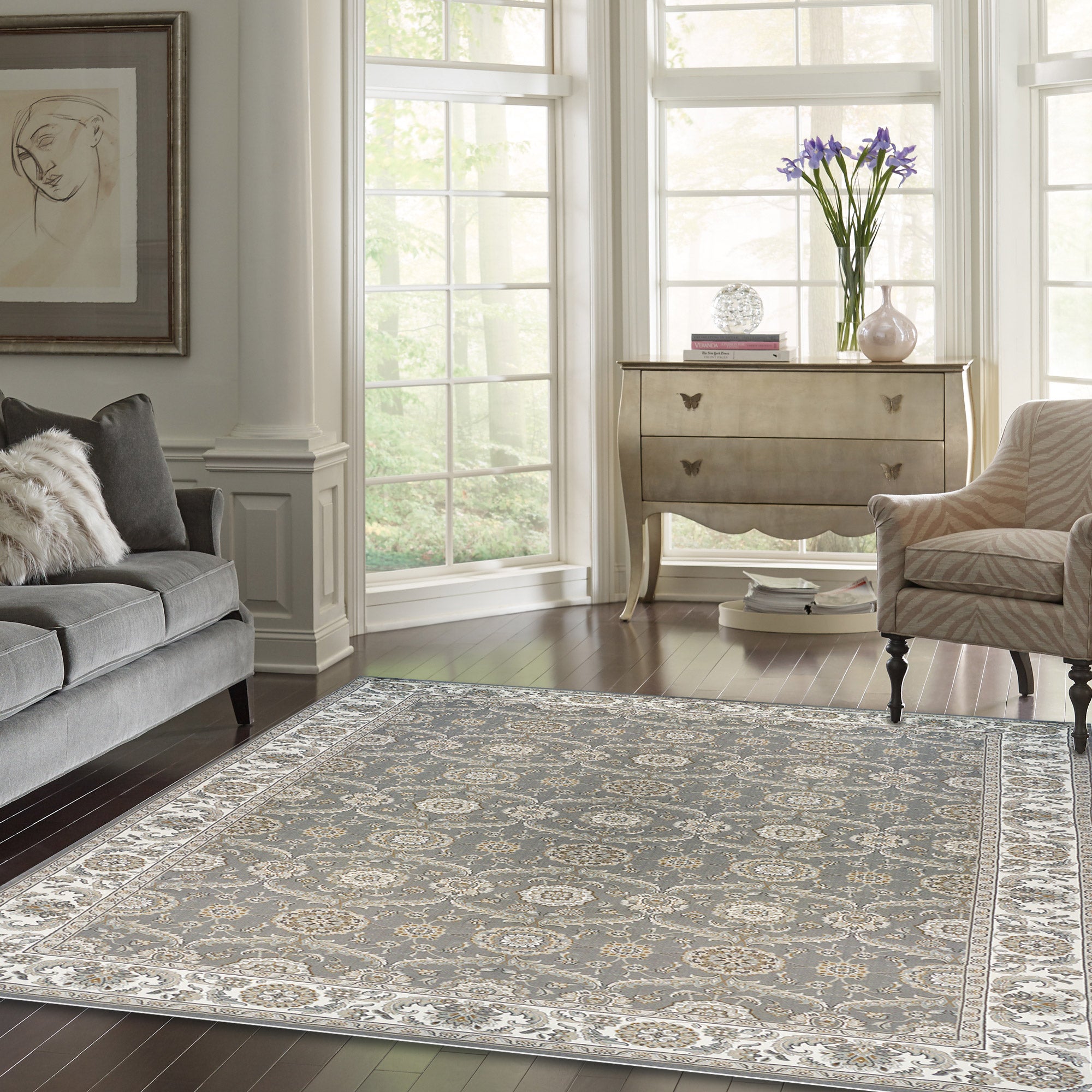 Thomasville Timeless Classic Rug Collection - Adona Gray | Costco