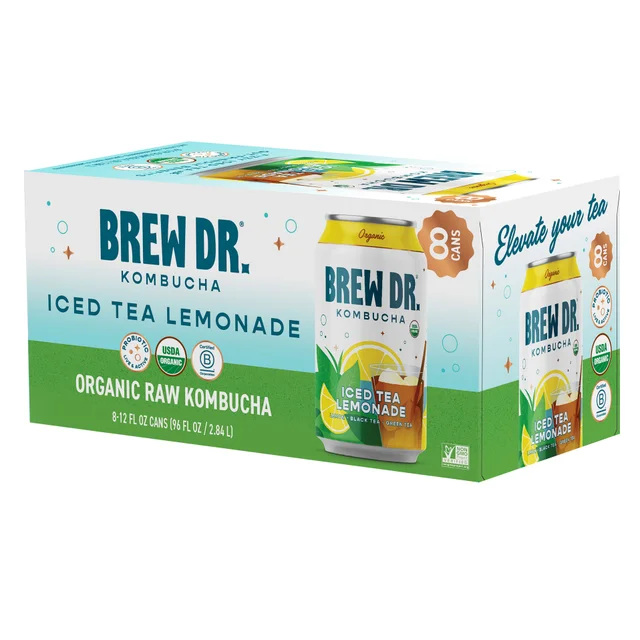 BREW DR ICED TEA LEMONADE 8/12 OUNCE CANS