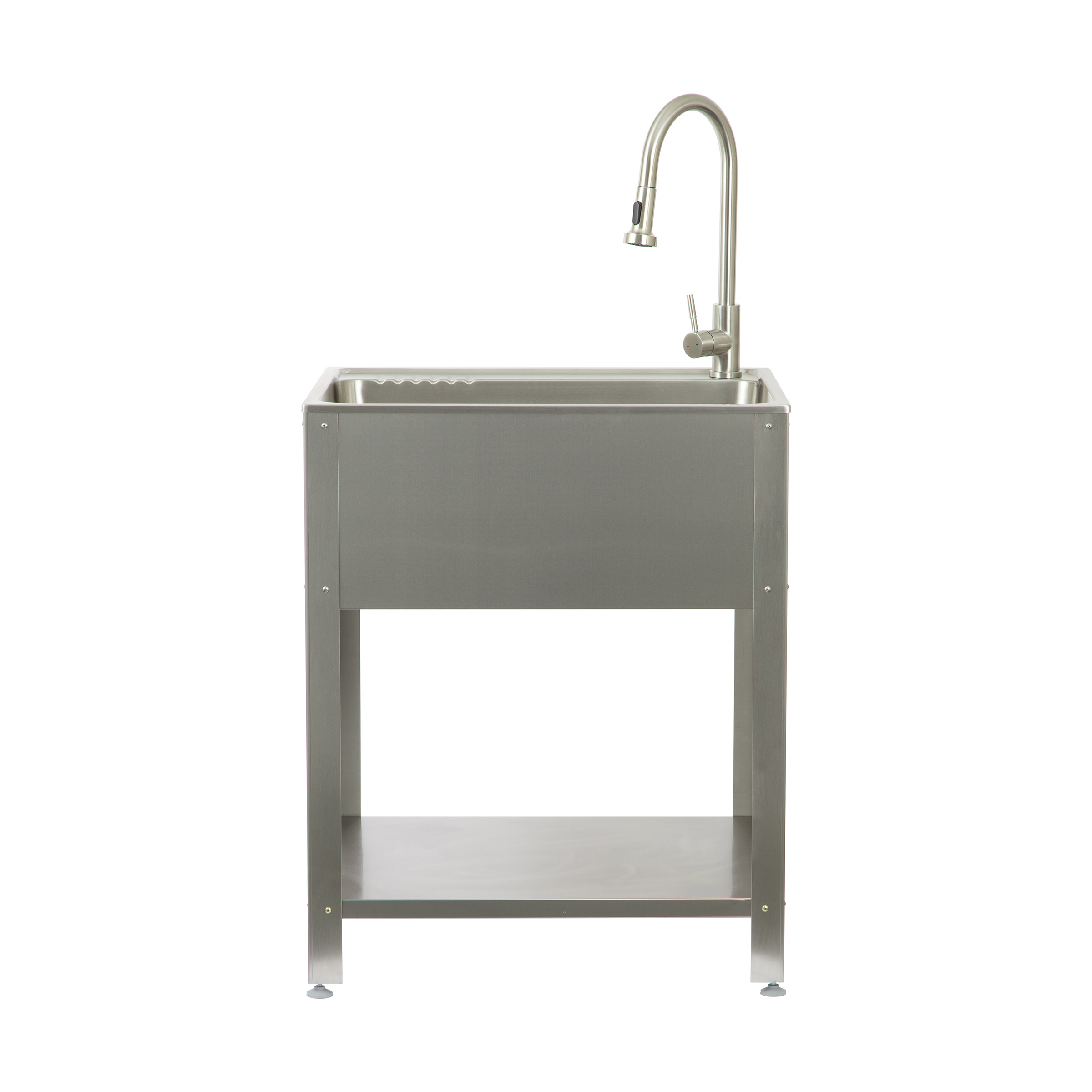 Transform 28 in. Freestanding Utility Sink with Faucet