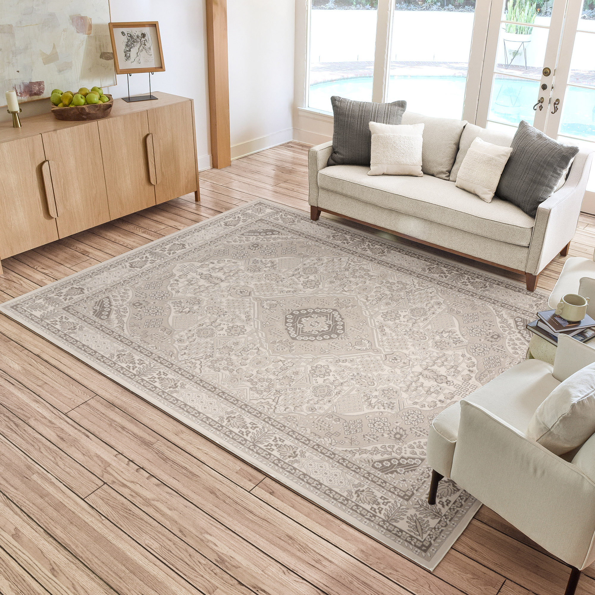 Helios Area Rug Collection  Parsons Gray