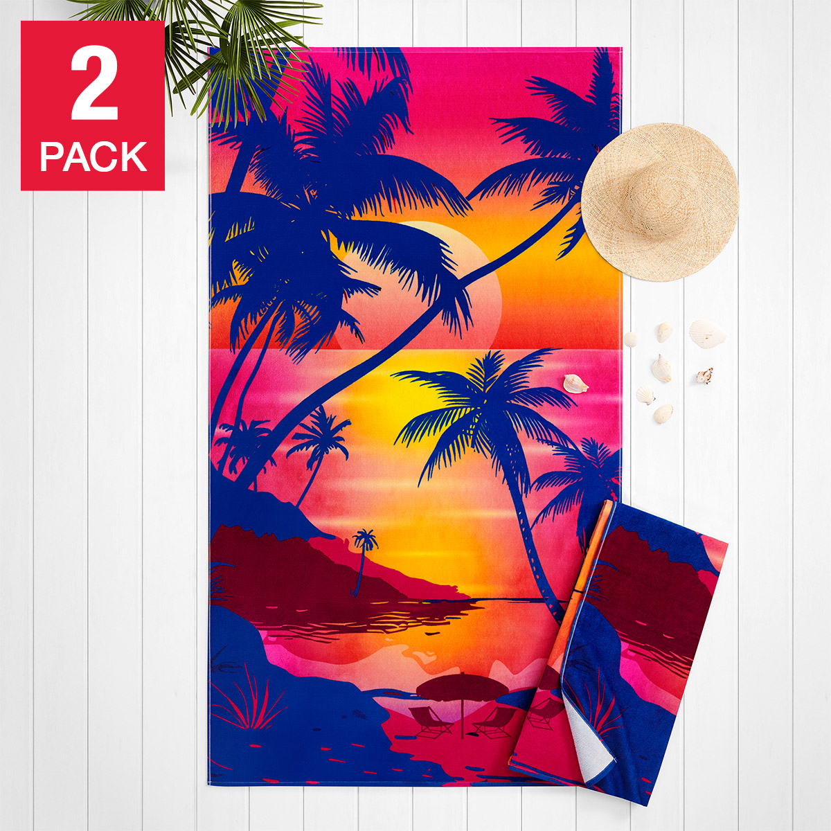 Harbor Bay Beach Towels 2-pack