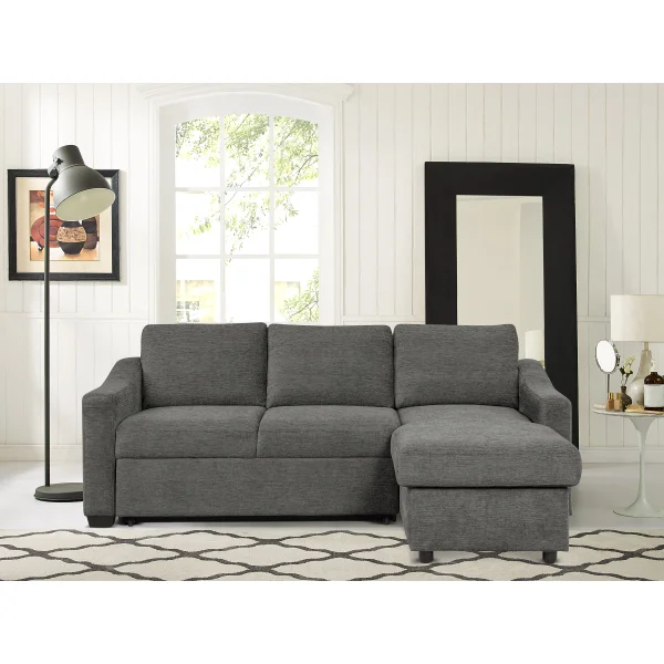Coddle Aria Fabric Sleeper Sofa with Chaise | Costco Coddle Aria Fabric Sleeper Sofa with Chaise | Costco