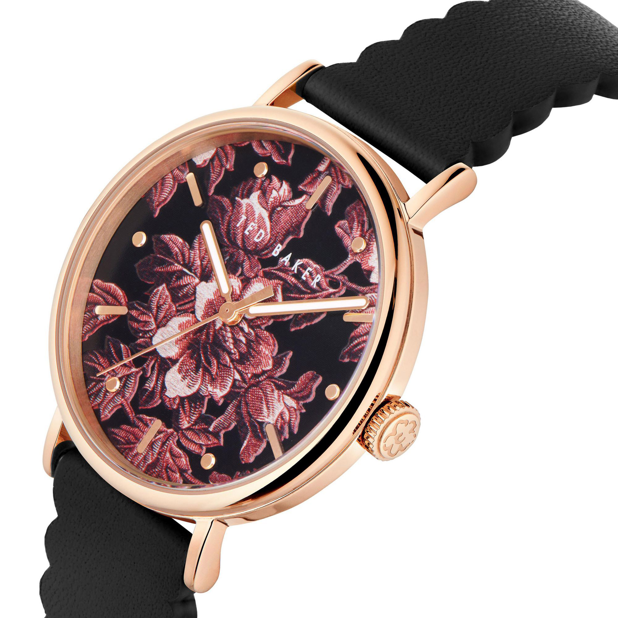 Ted Baker Phylipa Bloom Black Floral Dial Ladies Watch | Costco display picture 1