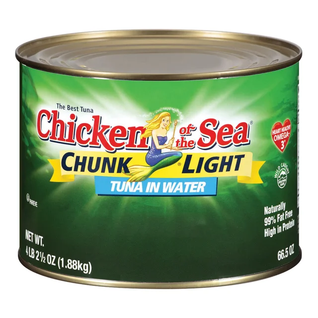 CHICKEN OF THE SEA CHUNK LIGHT TUNA 66.5OZ (4.16LBS)