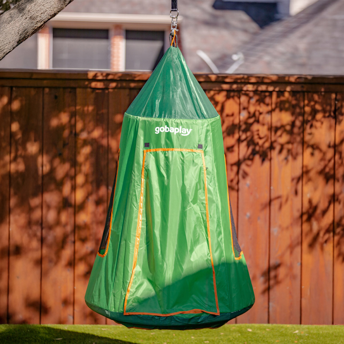 FlyMax Saucer Tree Swing with Tent | Costco
