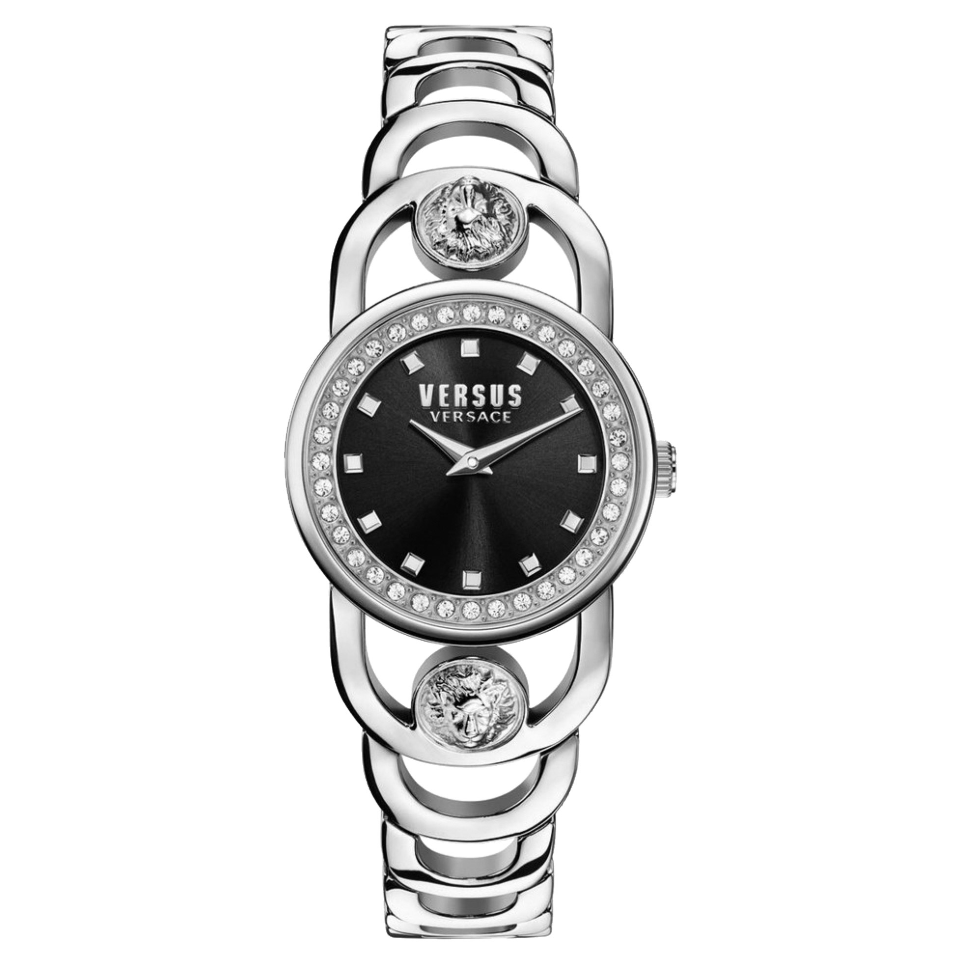VICE VERSA（ヴァイスヴァーサ） 素材: ステンレススチール Versus Versace Carnaby Street Black Dial Ladies Watch | Costco