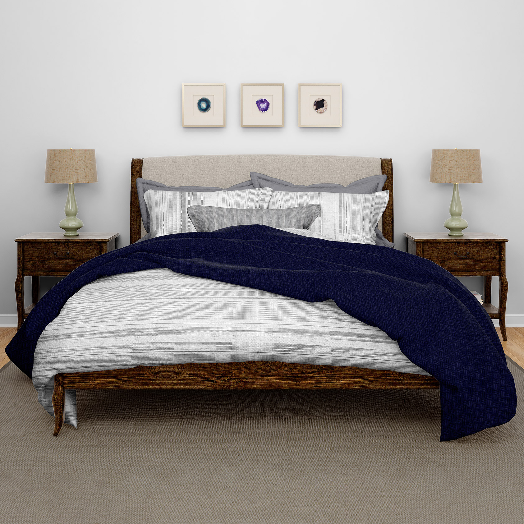 Swiss Collection Combed Cotton Blanket