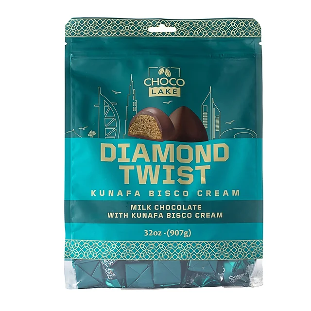 DIAMOND TWIST KUNAFA BISCO CREAM CHOCOLATE 32 OZ