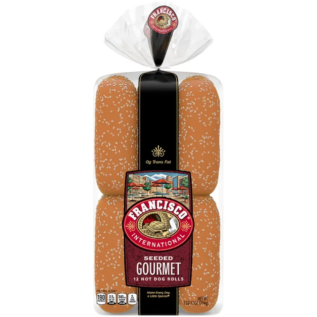 Francisco International Hot Dog Rolls, 12-count