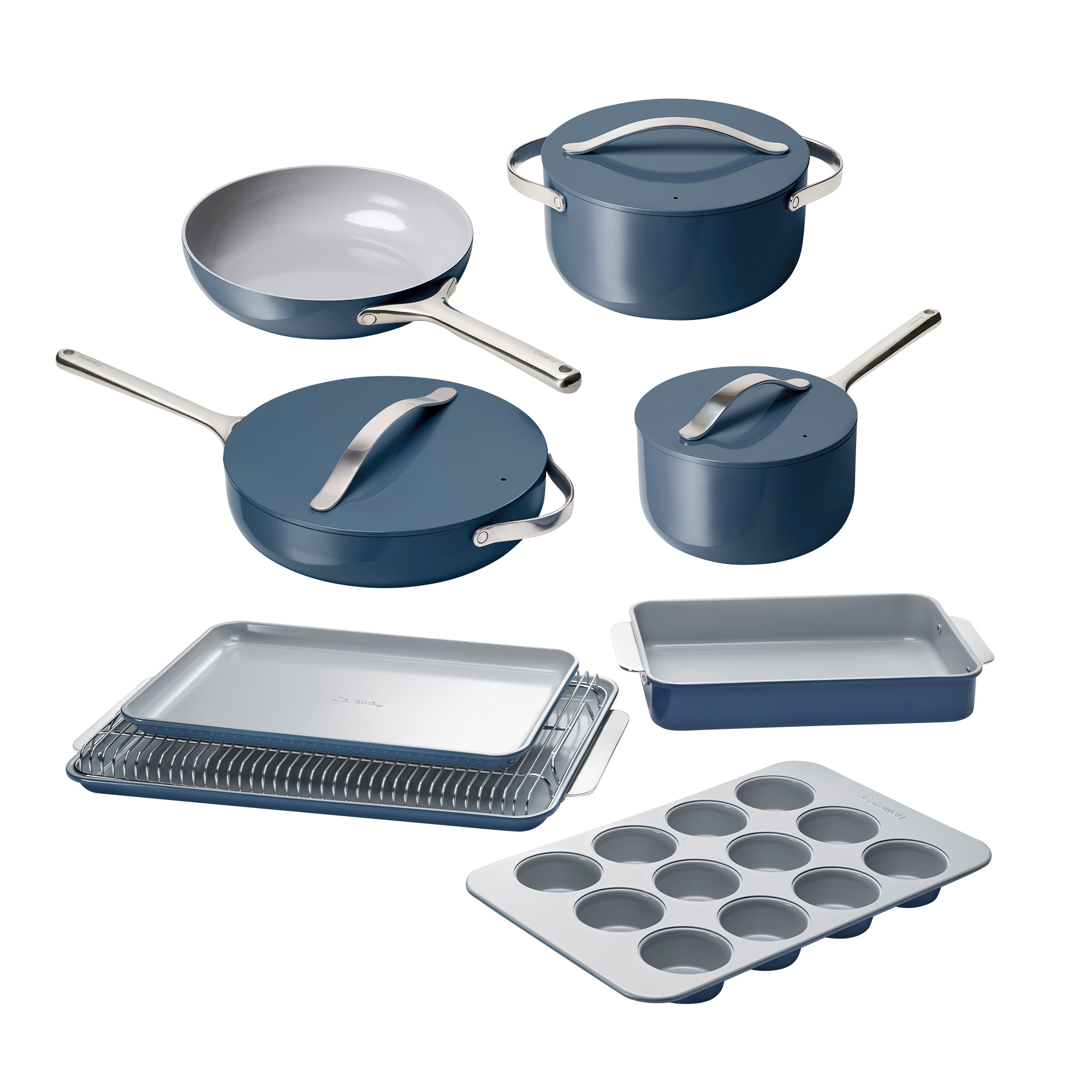 Caraway 11-piece Ceramic Non-Stick Cookware & Bakeware Set