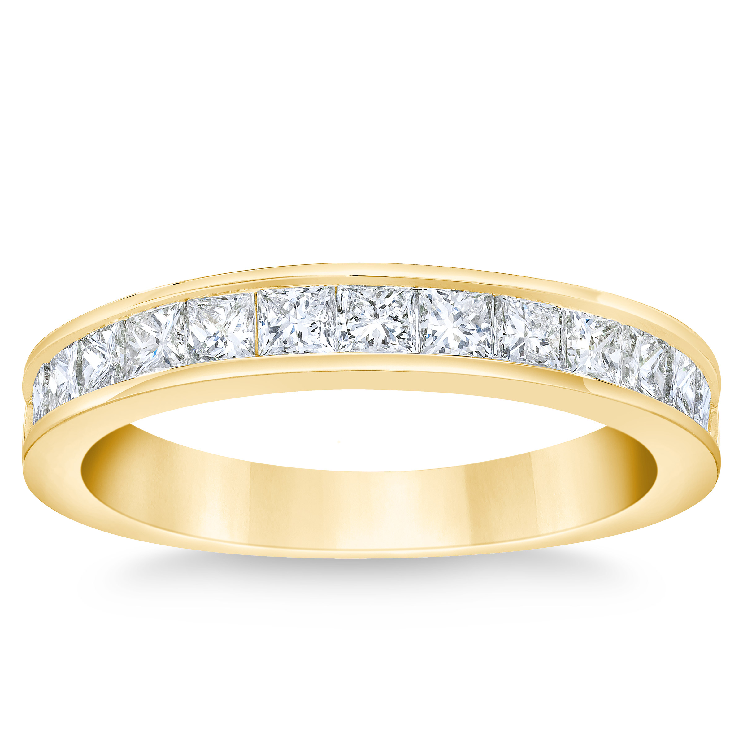 Princess Cut Diamond Wedding Band (1.00 ctw)