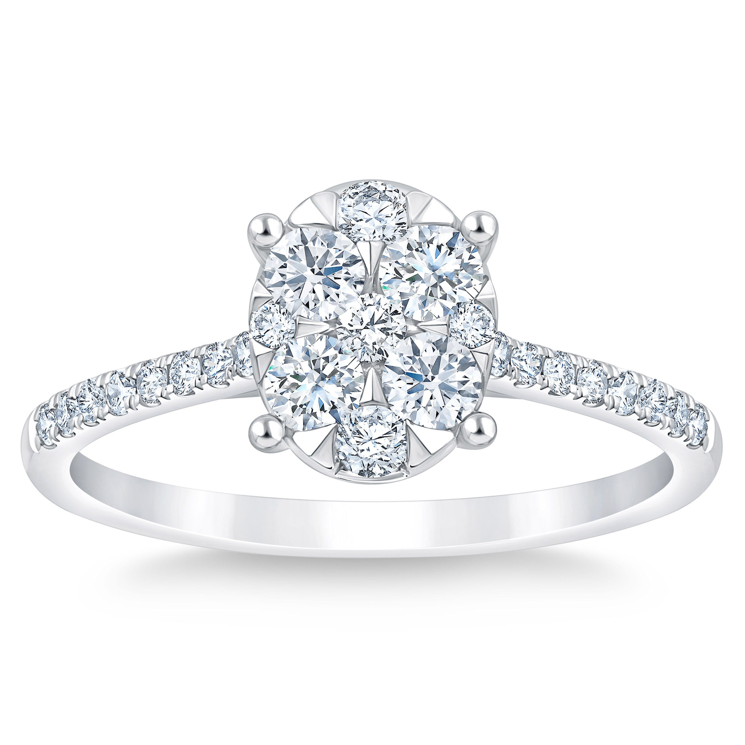 Round Brilliant Diamond Composite Ring (0.50 ctw)