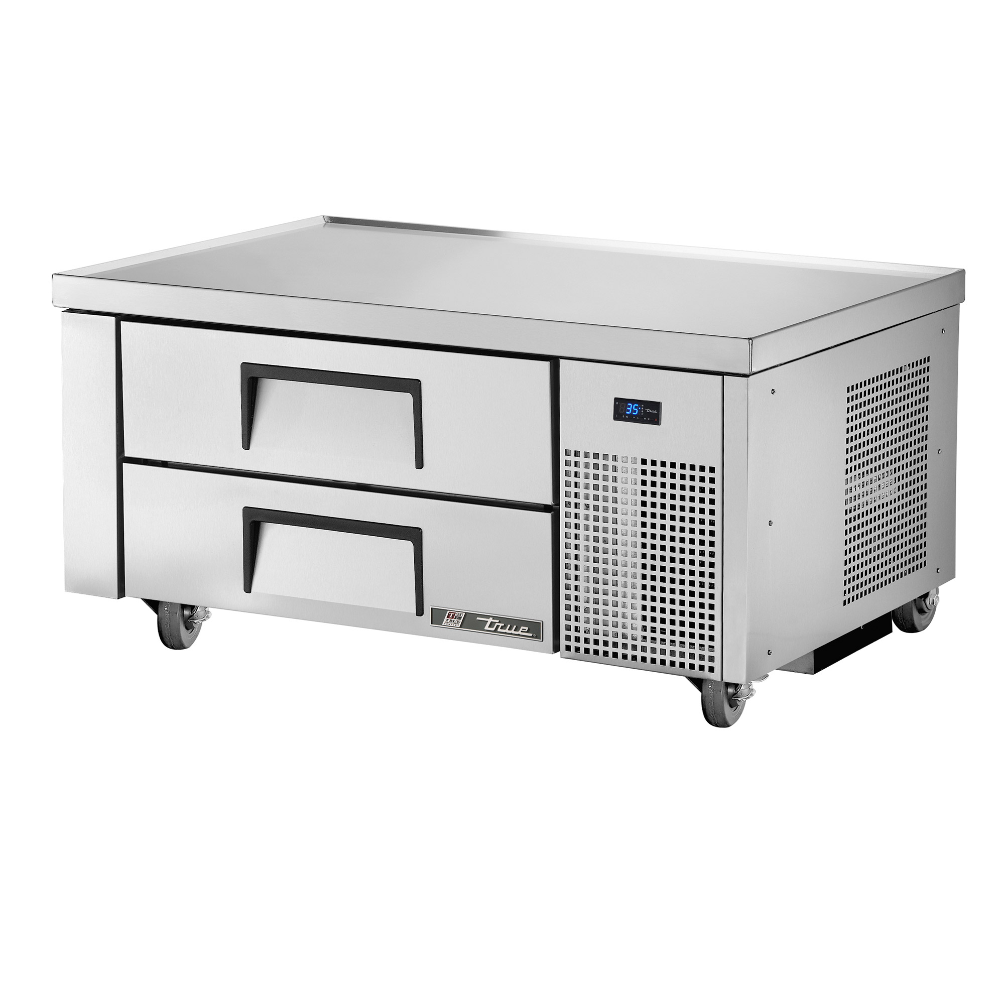 True 48 in Stainless Steel 2-Drawer Refrigerated Chef Base