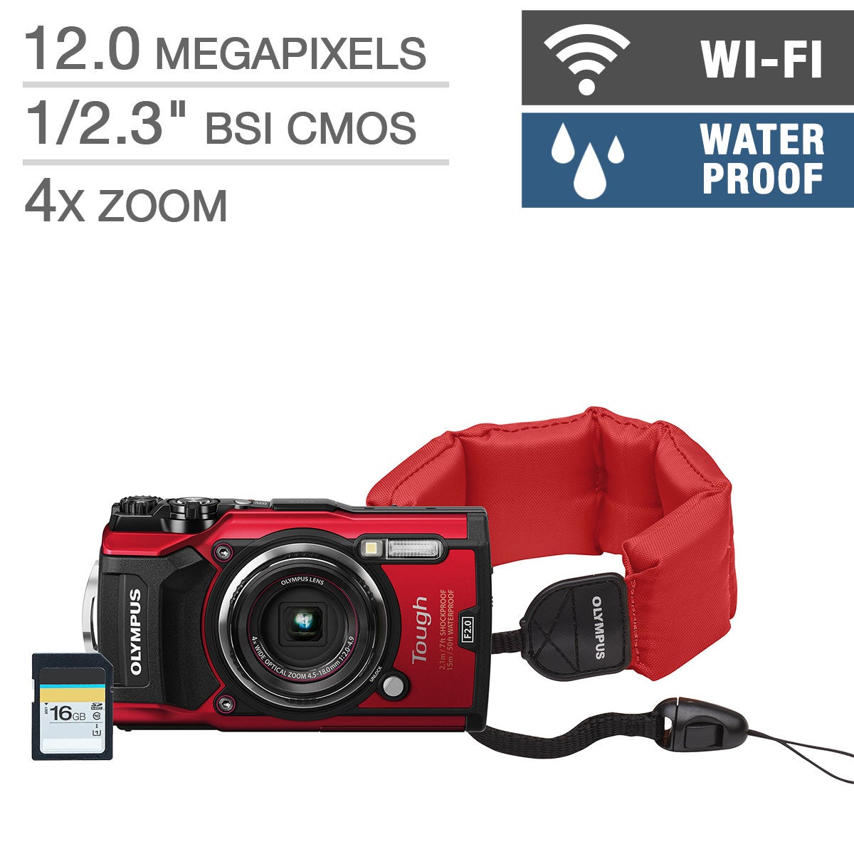 【ジャンク品】OLYMPUS TOUGH TG-5 4K Olympus Tough TG-5 Camera Bundle | Costco