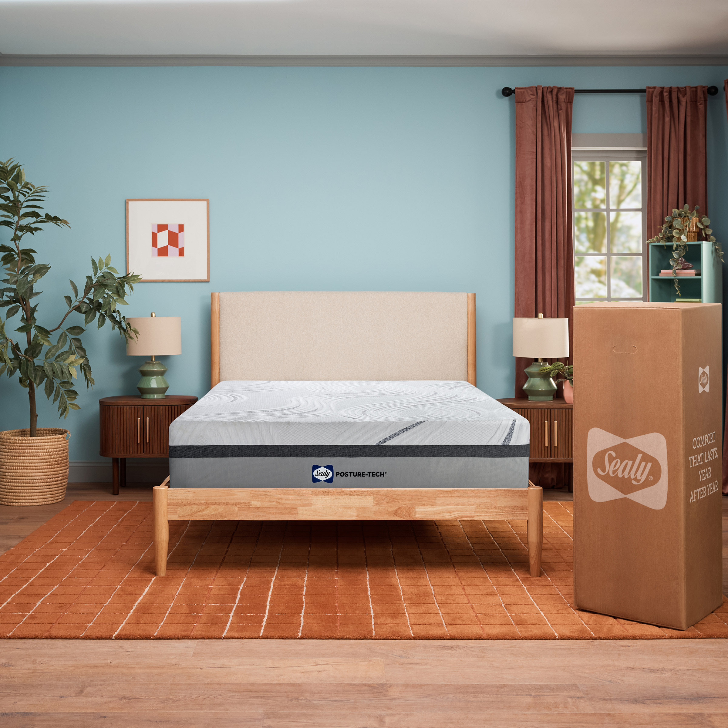 Sealy PostureTech 35.6 cm (14 in.) Gel Memory Foam Queen Mattress