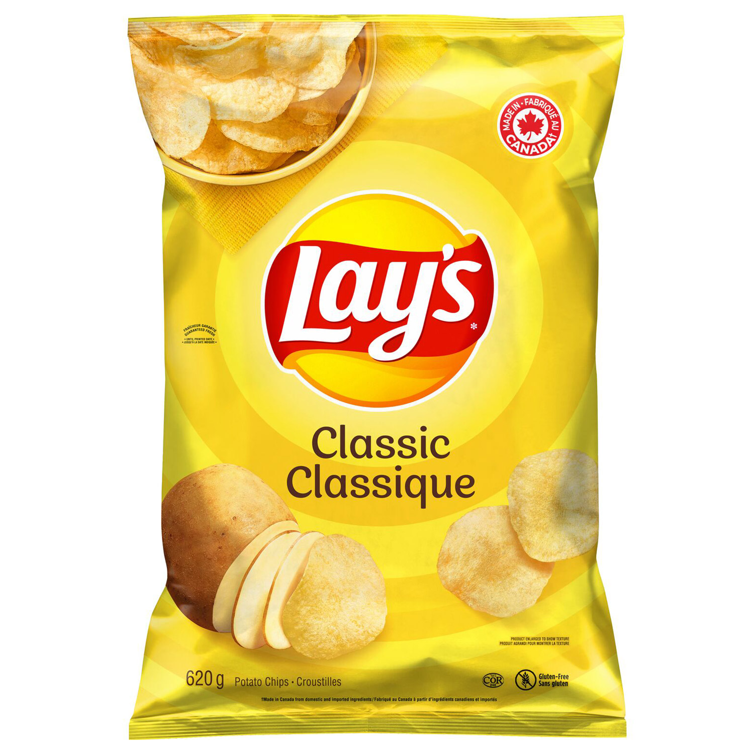 Lay's Classic Potato Chips, 620 g