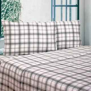 PORTUGUESE FLANNEL SHEET SET 4PC KING