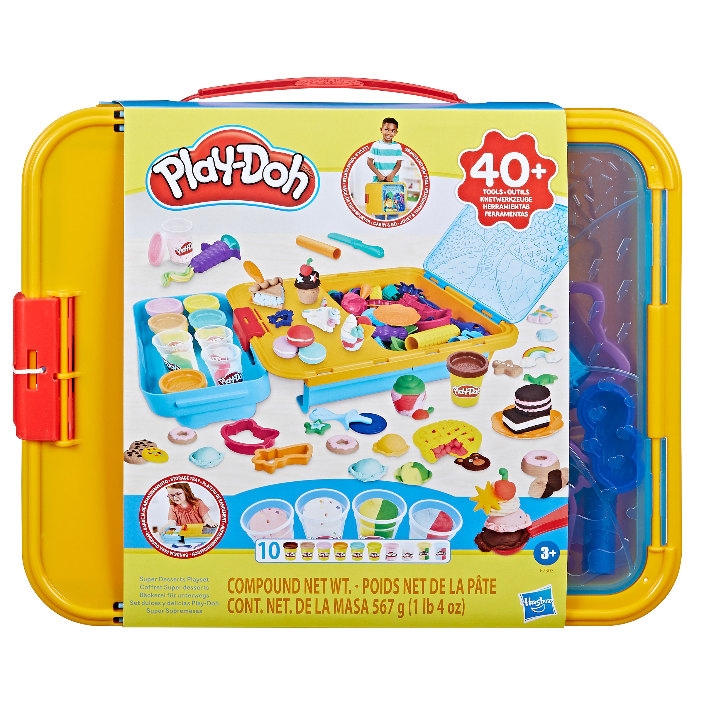 Play-Doh Super Dessert Playset Carrycase 