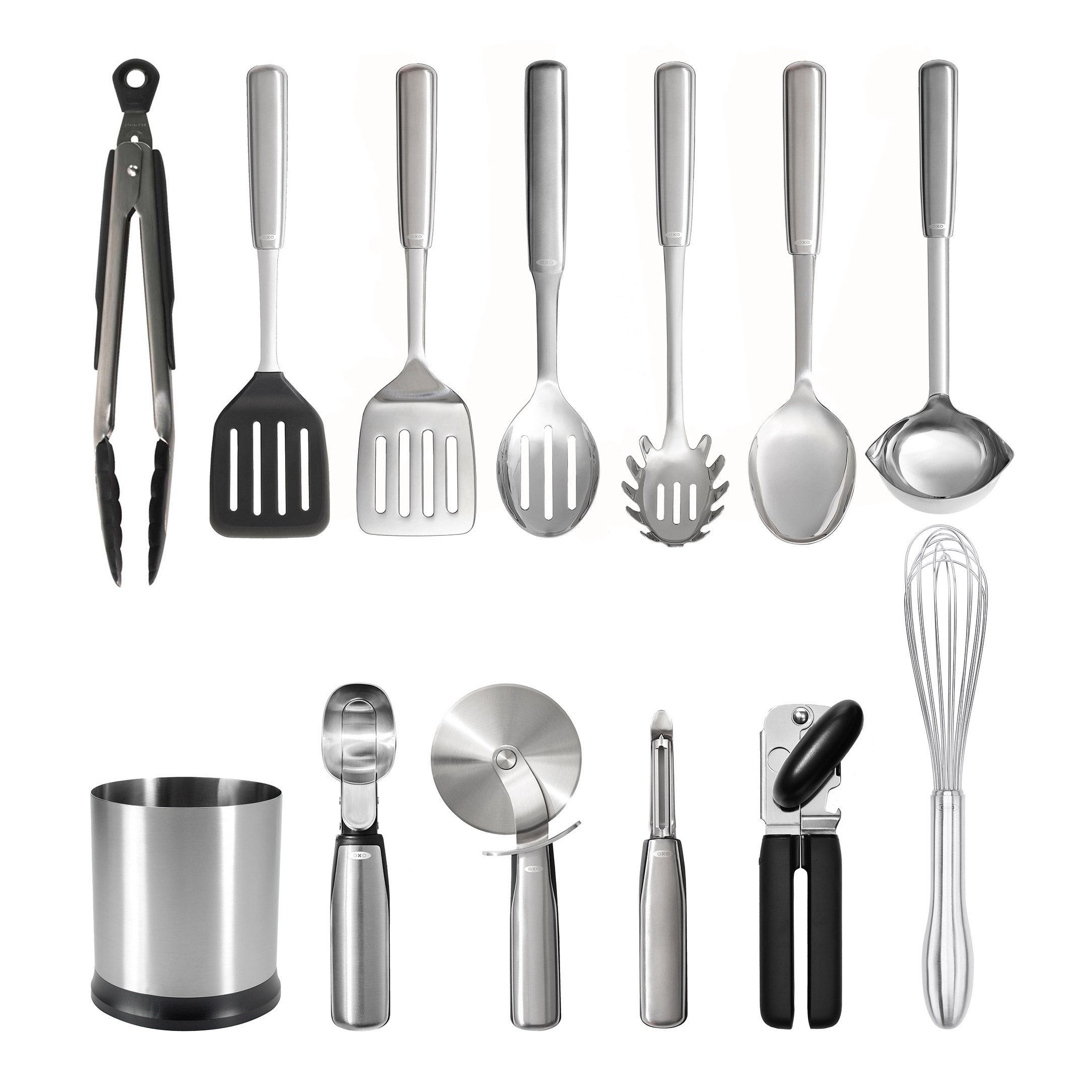 OXO Stainless Steel Kitchen Tool Set, 13-pieces