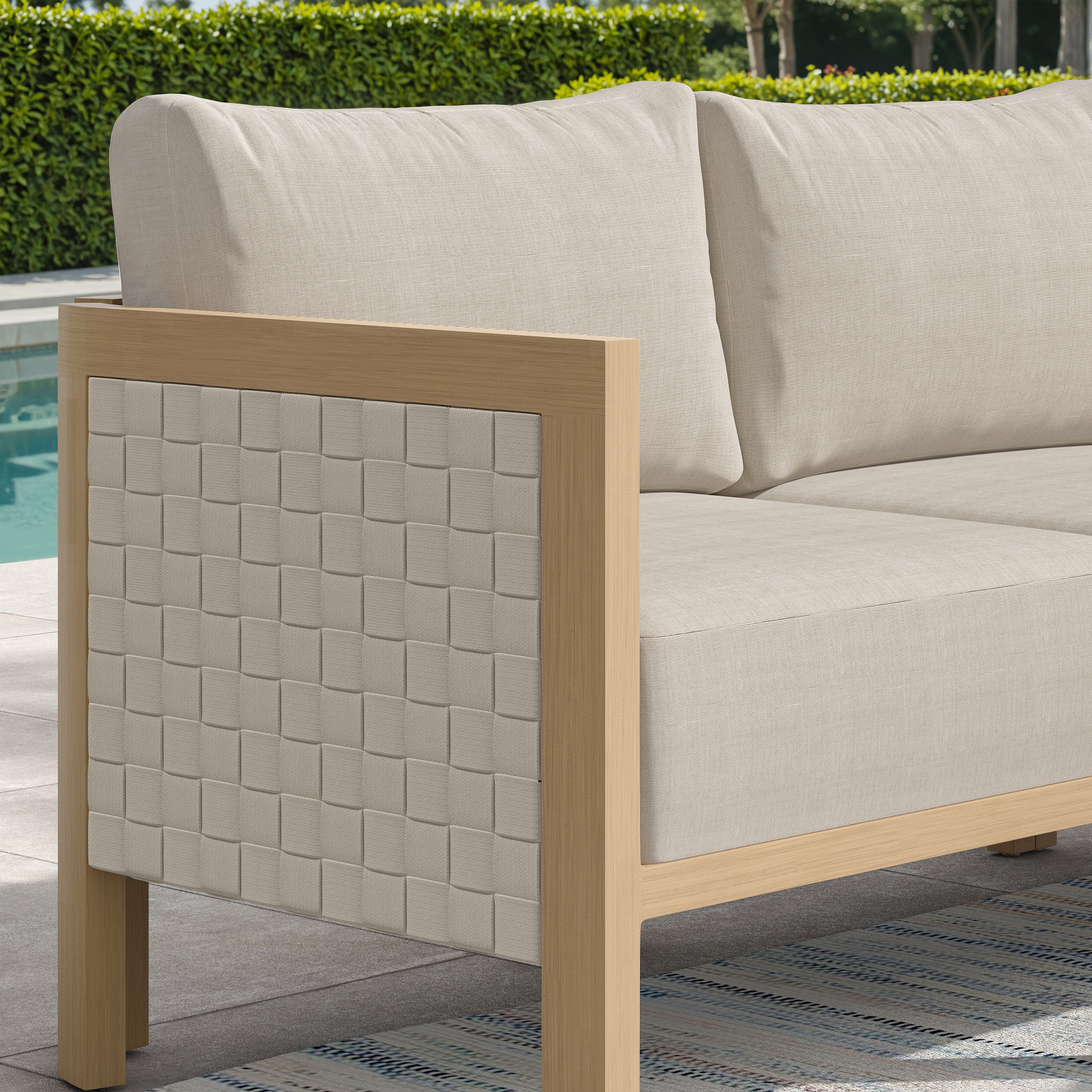 Madera 7-piece Sectional Conversation Set with Fire Table | Costco