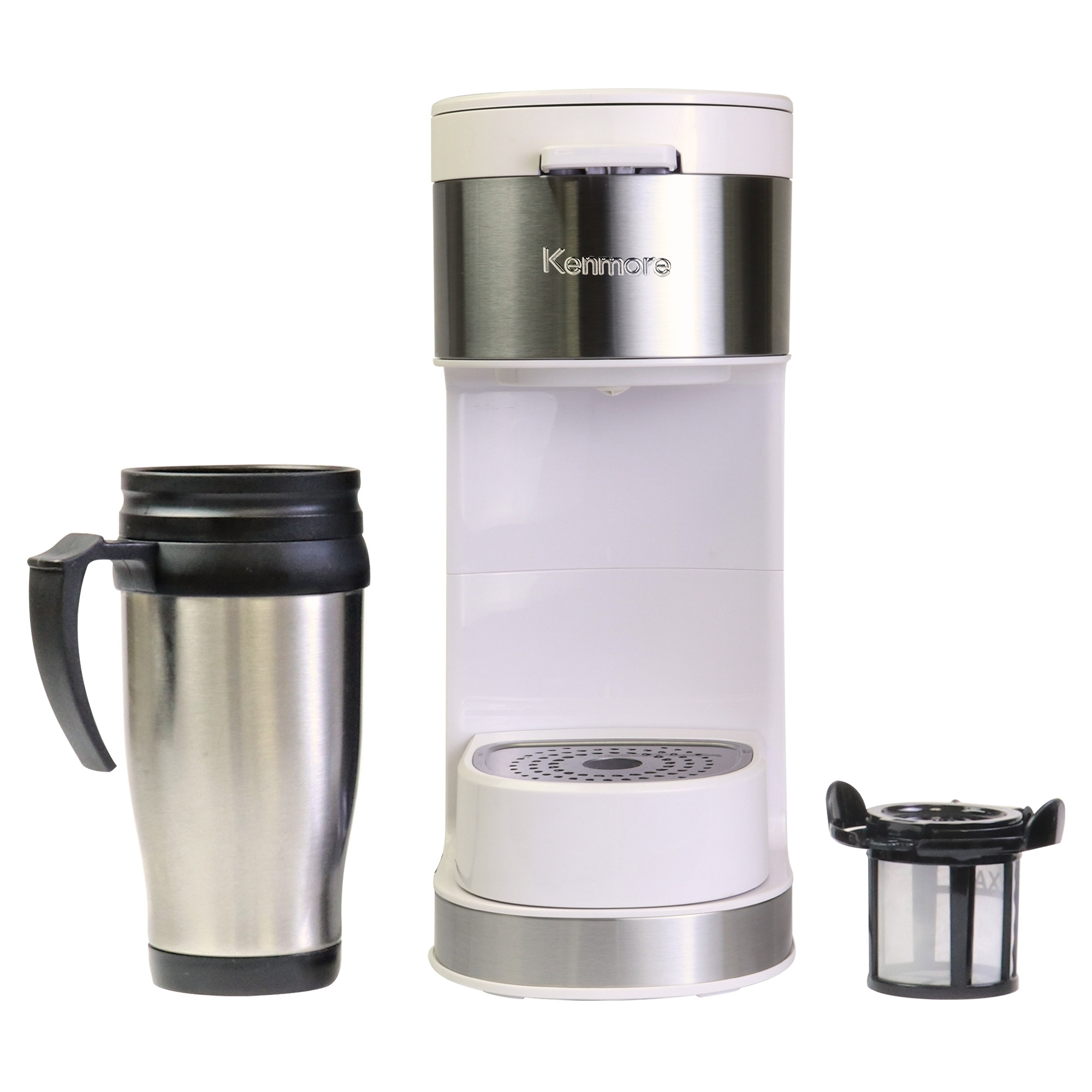 Kenmore Single Serve K-Cup Coffee Maker with Travel Mug