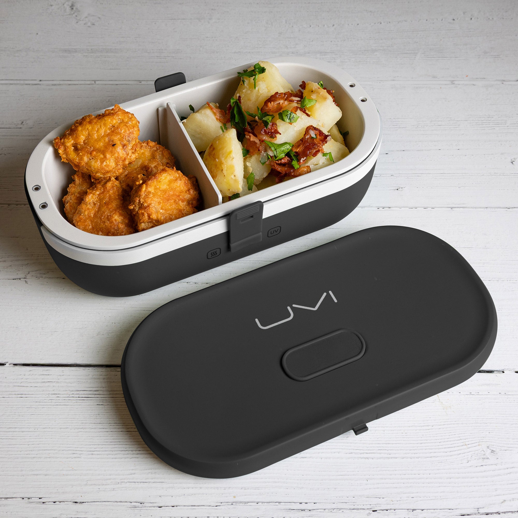 UVI Plus – Self-heating Lunch box with UV Light Sanitizer | Costco