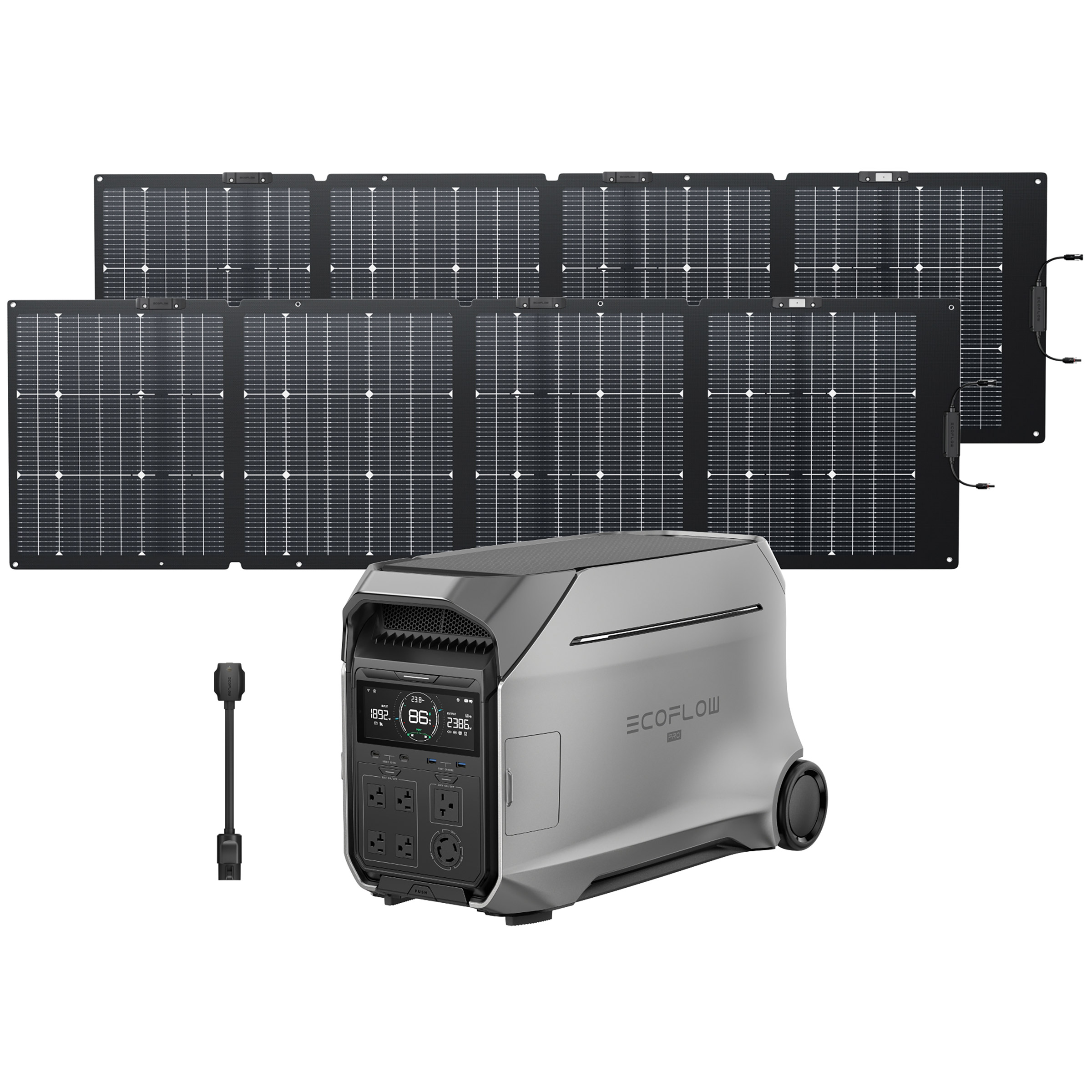 EcoFlow DELTA Pro Solar Generator Bundle with pcs 220W TOPCon
