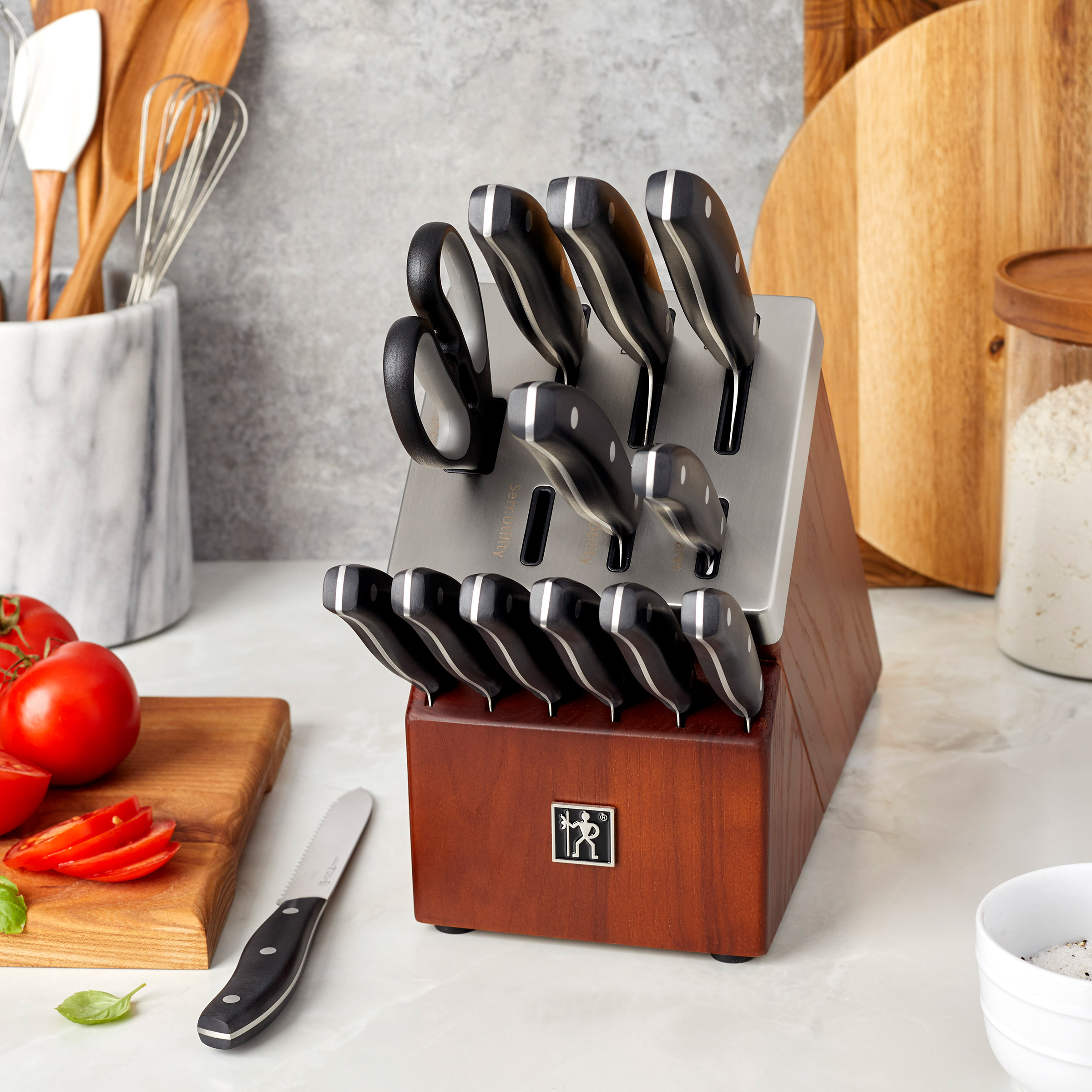 Henckels Definition Self-Sharpening Knife Block Set, 14-piece
