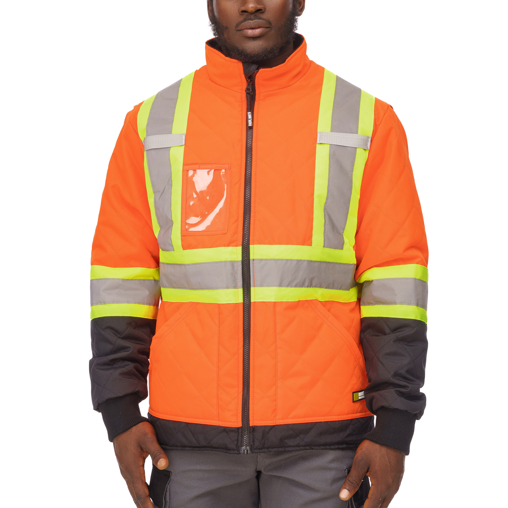 Holmes Workwear High-visibility Quilted Freezer Jacket