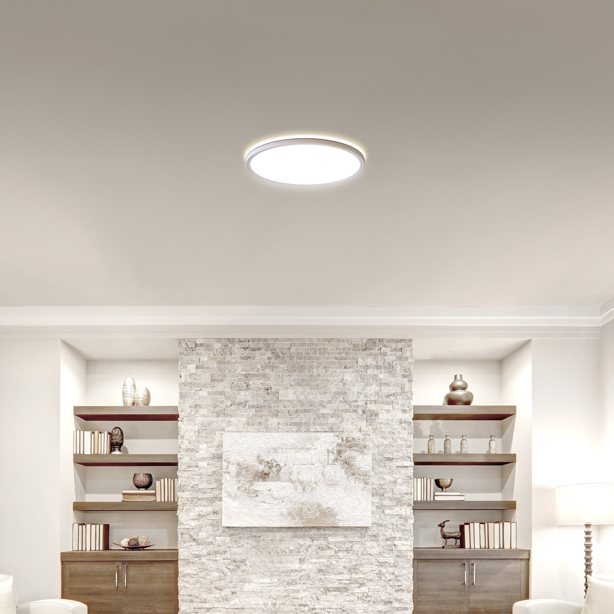 KODA Modern 15 in. Ceiling Light with Back Light | Costco