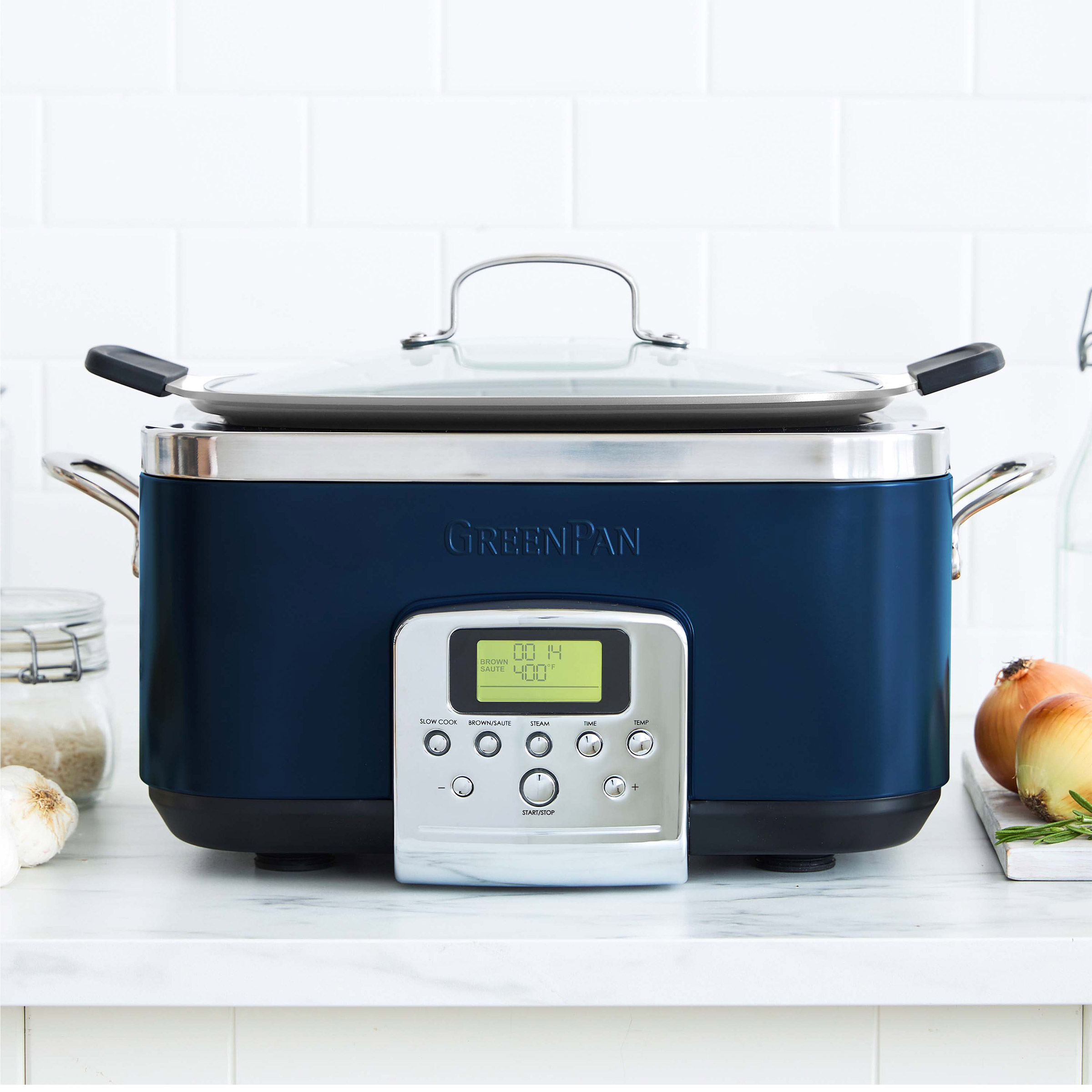 GreenPan Elite 8-in-1 Programmable 6-Quart Slow Cooker