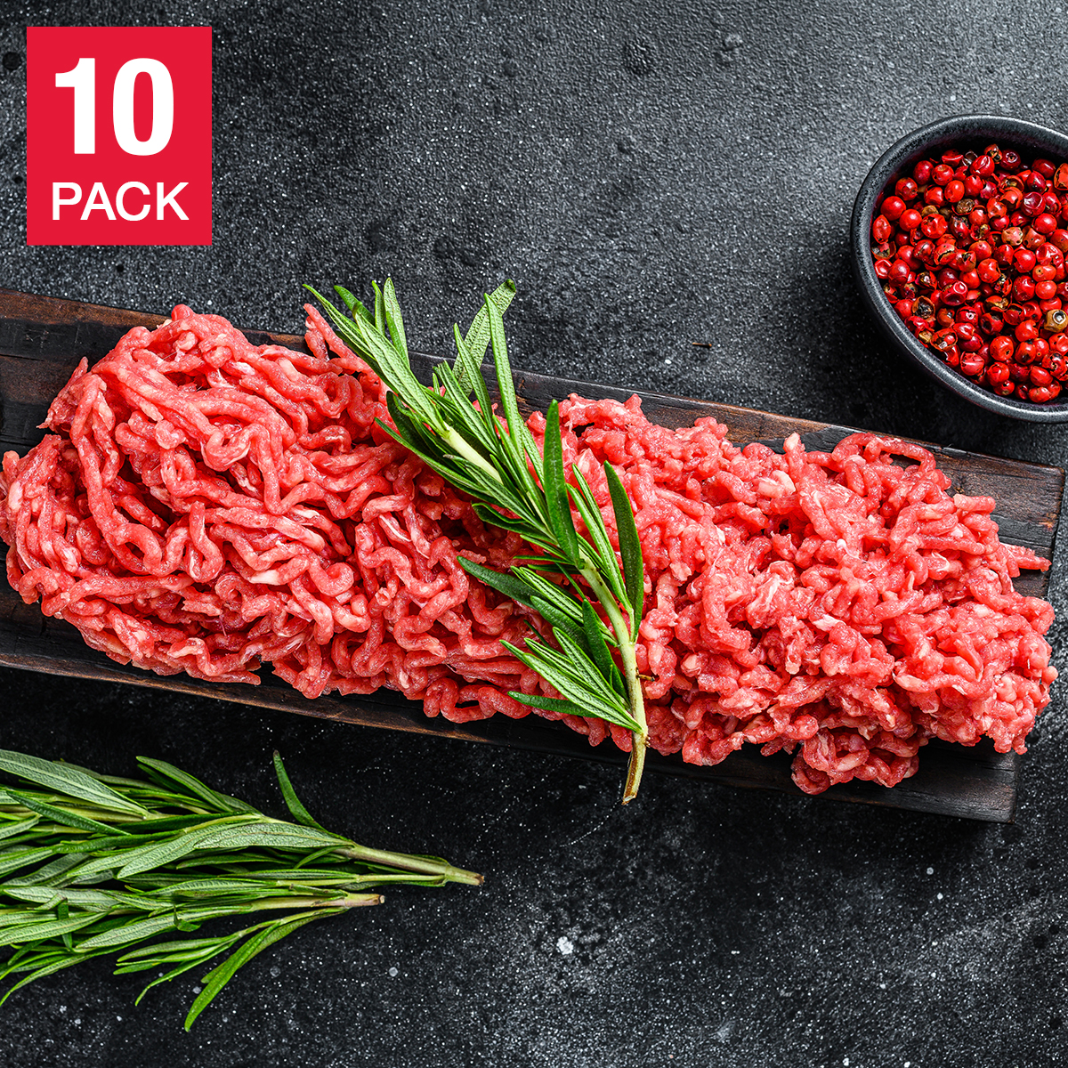 Northfork Meats Bison Ground Meat 454 g (1 lb) x 10 Pack 