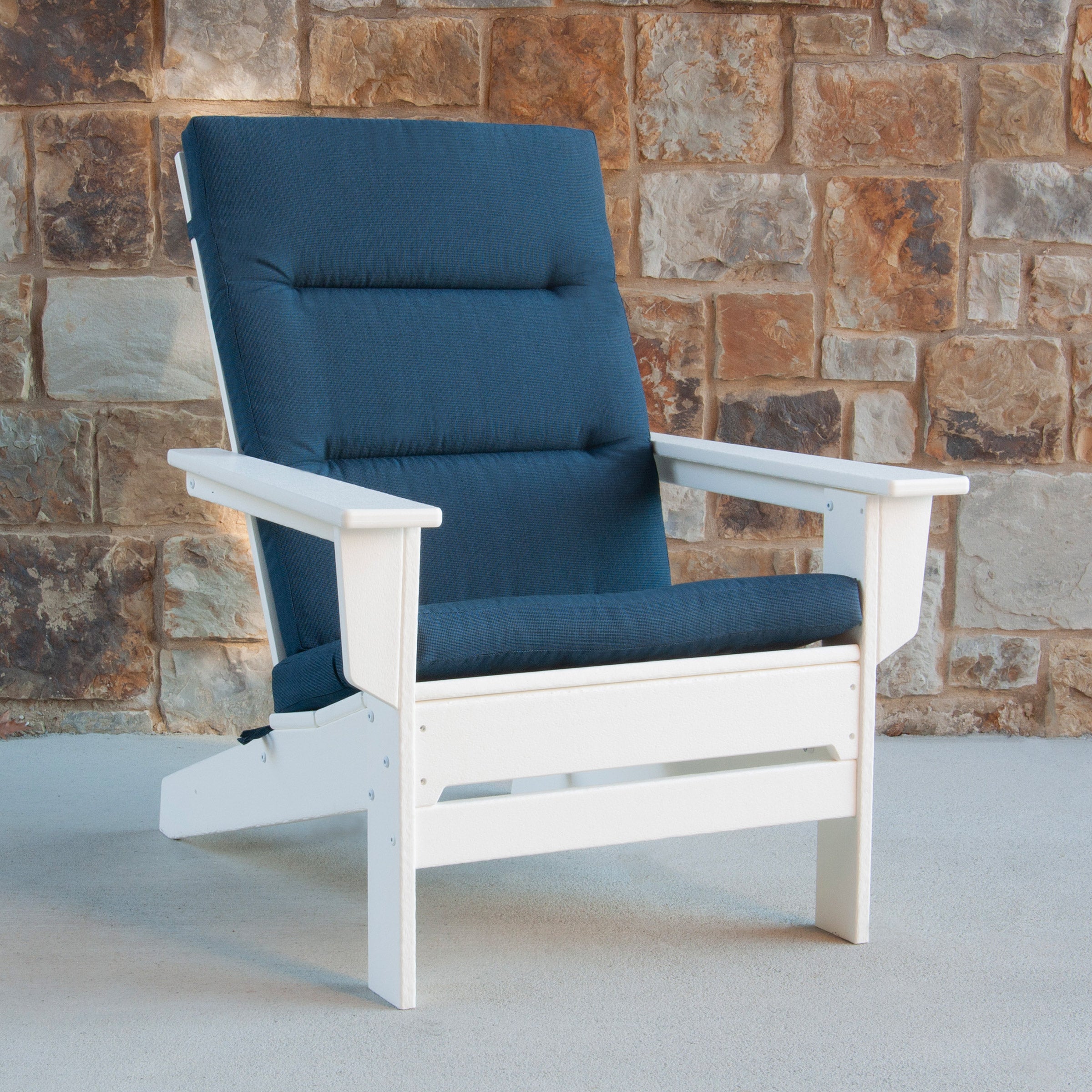 クッション・座布団 Burleigh Calico Cushion 50cm x 50cm Adirondack Cushion for Leisure Line Modern Chairs, 2-pack | Costco