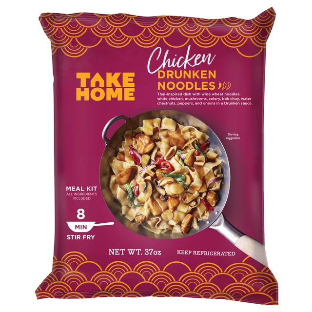 TAKE HOME DRUNKEN NOODLES WITH CHICKEN 37 OZ