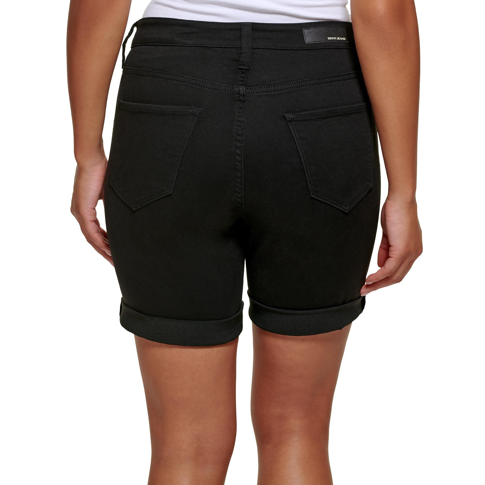 Short en jean kaki troué Stradivarius - Stradivarius