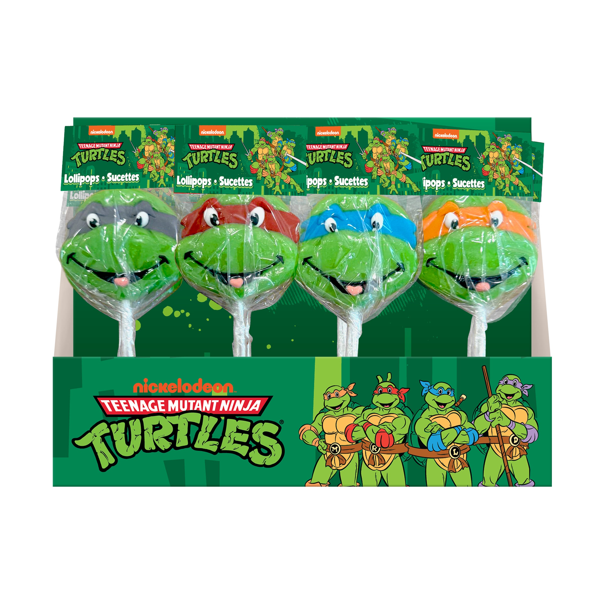 Bubblegum Kids Ninja Turtle Lollipops, 20 × 35 g | Costco