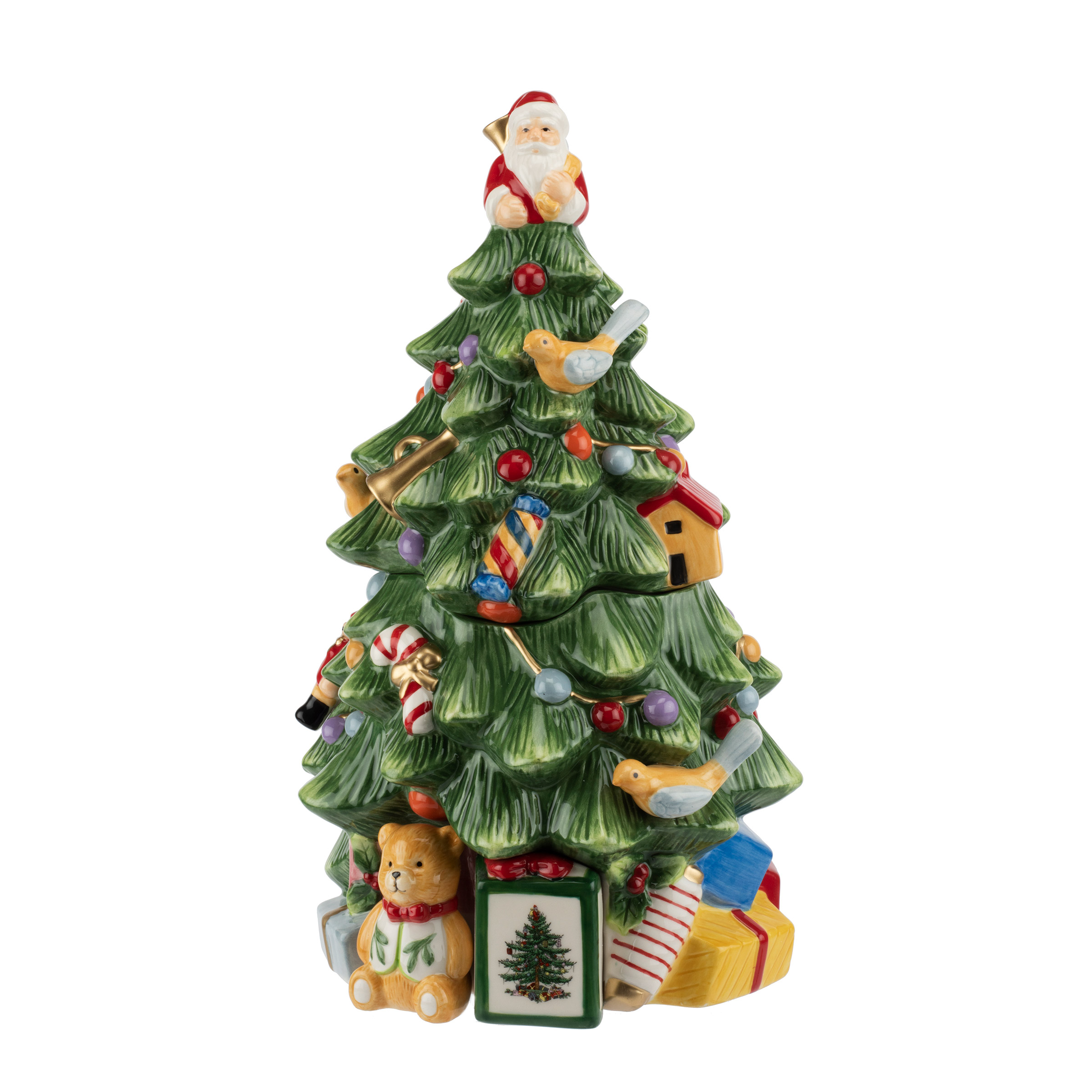Spode Christmas Tree Collection - Christmas Tree Cookie Jar