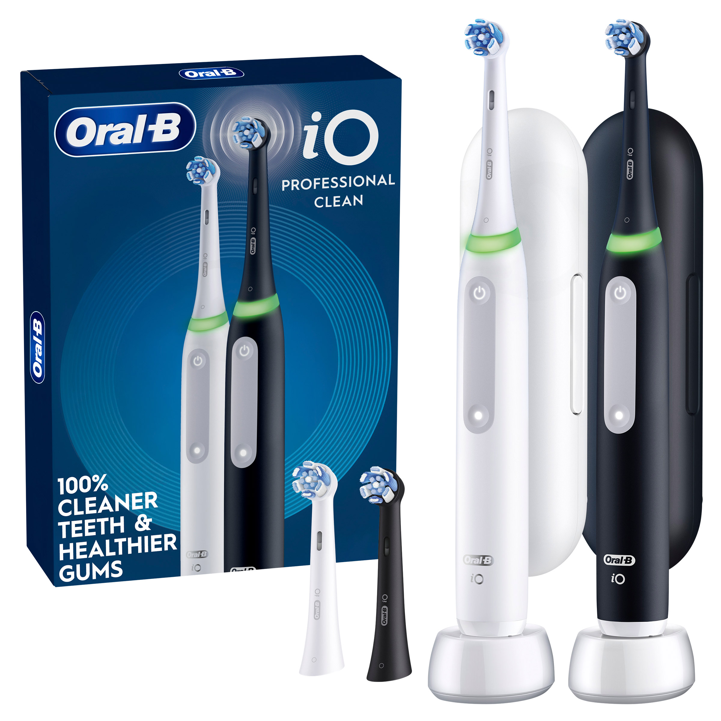 Oral-B iO Series Professional Clean Electric Toothbrush, 2-pack