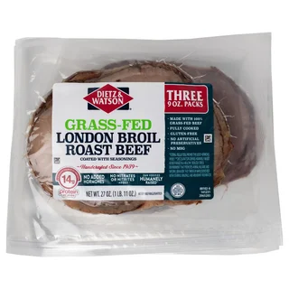 DIETZ & WATSON GRASSFED ROAST BEEF 3/9 OZ