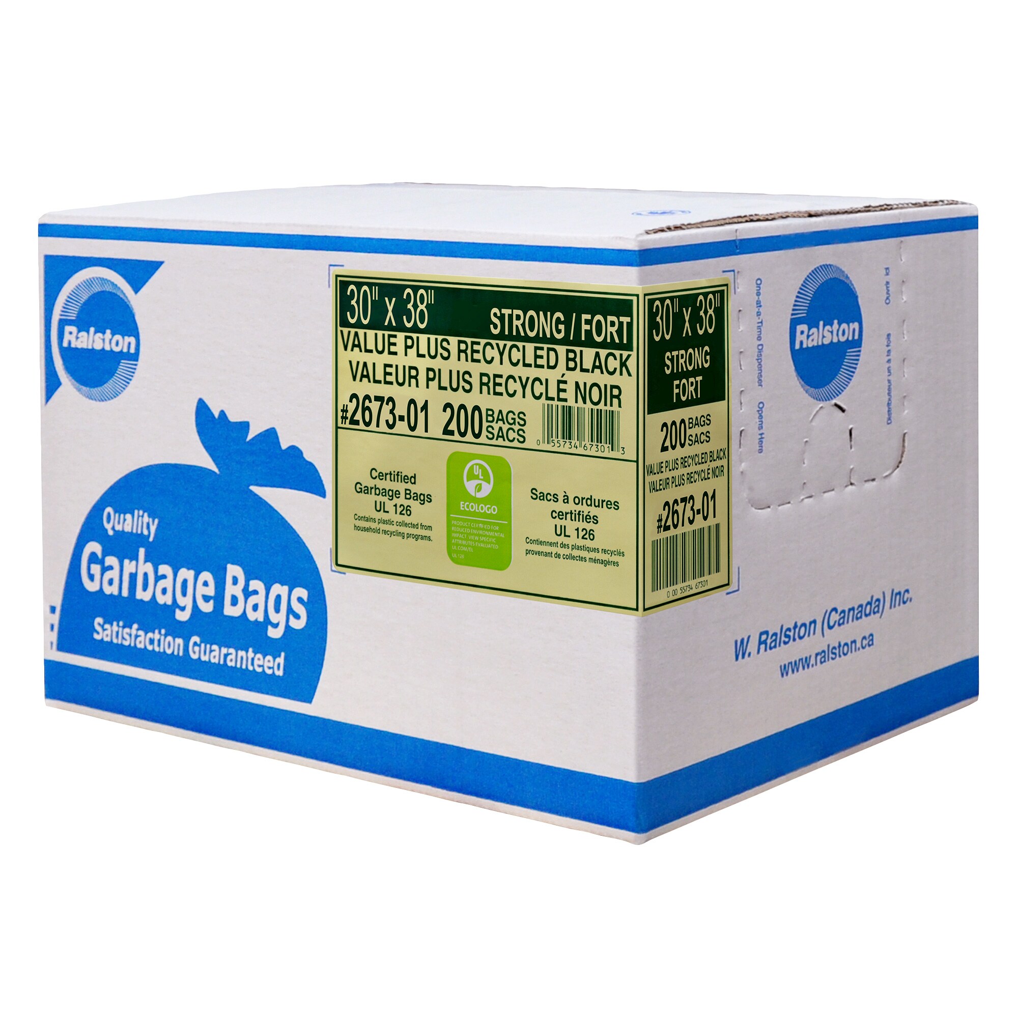 Ralston Strong Garbage Bags, Pack of 200